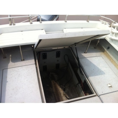 ขายเรือตกปลาไฟเบอร์ญี่ปุ่น Yamaha FR27 พร้อมเครื่องยนต์เรือ Yamaha 250AETO