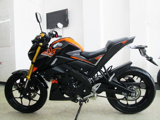 (โอนฟรี) ขาย Yamaha M-Slaz ปี 2018 ไมล์แท้ 7409 กม สภาพสวย มีกุญแจแท้ 2 ดอก