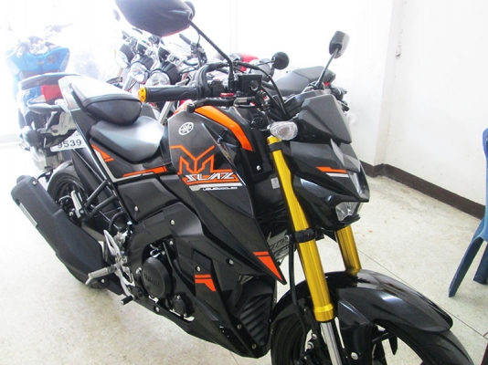 (โอนฟรี) ขาย Yamaha M-Slaz ปี 2018 ไมล์แท้ 7409 กม สภาพสวย มีกุญแจแท้ 2 ดอก