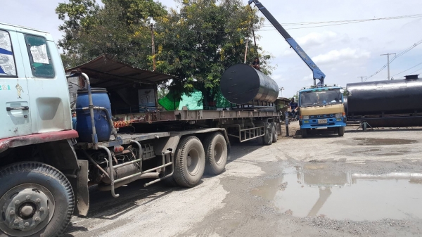 ถังน้ำมัน 26000 ลิตรหนา6มิลพร้อมใช้งาน