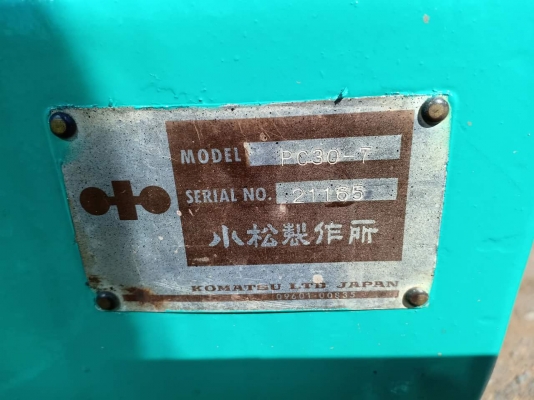 ขายKOMATSU PC30-7  เก่านอกแท้  สภาพสวย เครื่องปั๊มแห้ง 5,xxx  ชั่วโมง  โทร 089-3818694 จ๊อย