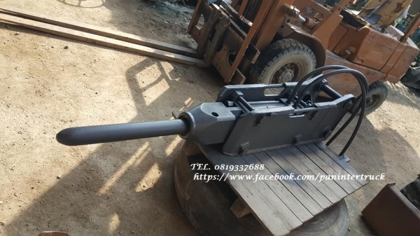 FROM JAPANขายถูกด่วนๆหัวกระแทกBREAKER สำหรับใส่รถขุดไซค์40,45,50,55 สลัก40-45 มิล (ทดสอบแล้วใช้งานได้จริง)