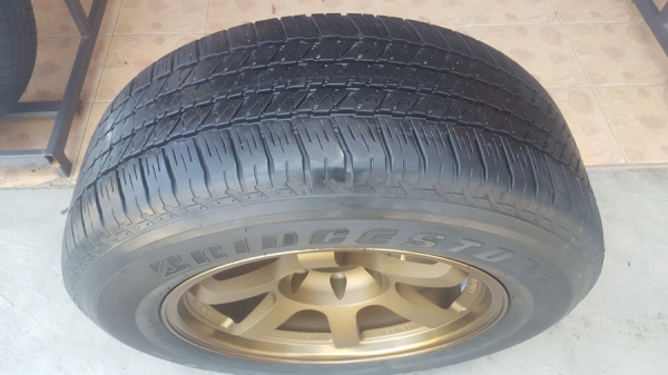 ขายล้อใหม่ขอบ18 TE37 SUV ก้านยก พร้อมยาง\%ปี16 4 ล้อ ขายล้อใหม่ขอบ18 TE37 SUV ก้านยก พร้อมยาง\%ปี16 4 ล้อ