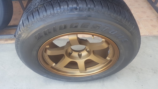 ขายล้อใหม่ขอบ18 TE37 SUV ก้านยก พร้อมยาง\%ปี16 4 ล้อ ขายล้อใหม่ขอบ18 TE37 SUV ก้านยก พร้อมยาง\%ปี16 4 ล้อ