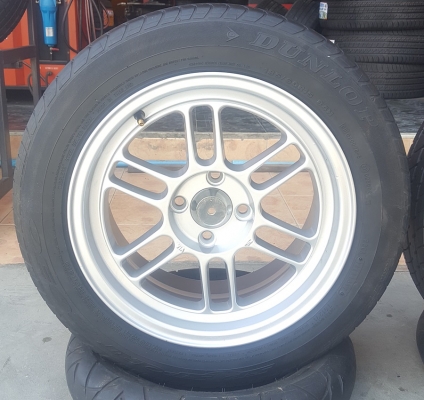 ล้อใหม่ Rpf1ขอบ15 4รู100 ยาง\%185/60/15 ปี17/3+ปี16/1 4 ล้อ ล้อใหม่ Rpf1ขอบ15 4รู100 ยาง\%185/60/15 ปี17/3+ปี16/1 4 ล้อ