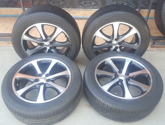 ล้อ TOYOTA ขอบ17 5รู100 ยาง215/55/17 ปี15 YOKO 4 ล้อ