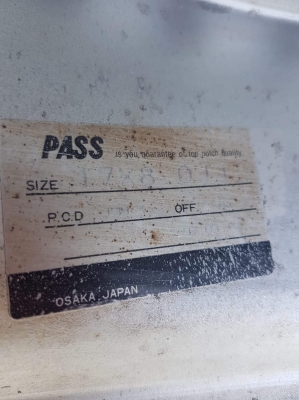 ขายล้อแท้ JAPAN ขอบ 17 กว้าง 8" ออฟ 0