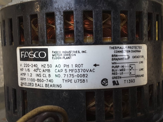 พัดลมอุตสาหกรรม 18 นิ้ว ไฟ 220V