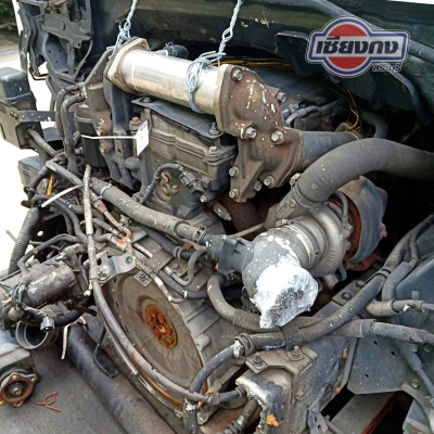 หัวเก๋ง ISUZU NPR ตาเพชร ติดเครื่อง 4HK