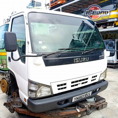 หัวเก๋ง ISUZU NPR ตาเพชร ติดเครื่อง 4HK