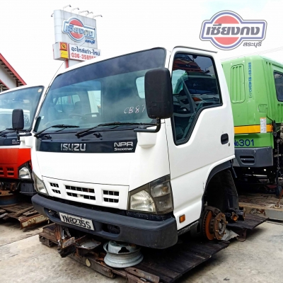 หัวเก๋ง ISUZU NPR ตาเพชร ติดเครื่อง 4HK