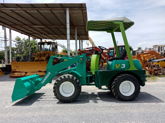 รถตักล้อยาง ขายถูก YANMAR V3 นำเข้าจากญี่ปุ่นแท้ โทร.090-986-2521 อ๊อบ