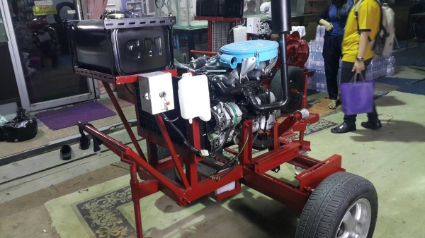 เครื่องสูบนํ้าประกอบใหม่พร้อมใช้งาน เครื่องยนต์ ISUZU C190 DIESEL+หอย 6  นิ้ว