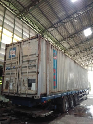 ขาย!!!!  หางเทเลอร์ สามเพลาพร้อมตู้ ไฮคิว 45ฟุต  มีลิฟฟยกของ ท้าย  ไม่มี ทะเบียน สภาพดี