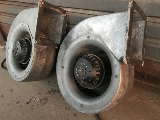 ขายพัดลมโบวเวอร์ดูด-เป่าอากาศ EBM made in Germany 220V ไฟบ้าน สภาพสวย ลมแรง พร้อมใช้งาน