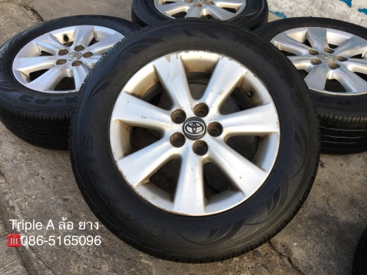 ล้อแม็ก Toyota Altis ขอบ 15 พร้อมยาง 195-65-15 Maxxis ปี 16