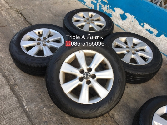 ล้อแม็ก Toyota Altis ขอบ 15 พร้อมยาง 195-65-15 Maxxis ปี 16
