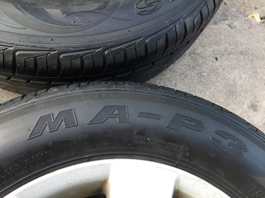 ล้อแม็ก Toyota Altis ขอบ 15 พร้อมยาง 195-65-15 Maxxis ปี 16