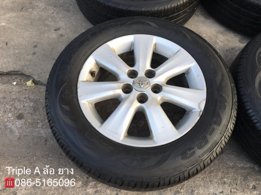 ล้อแม็ก Toyota Altis ขอบ 15 พร้อมยาง 195-65-15 Maxxis ปี 16