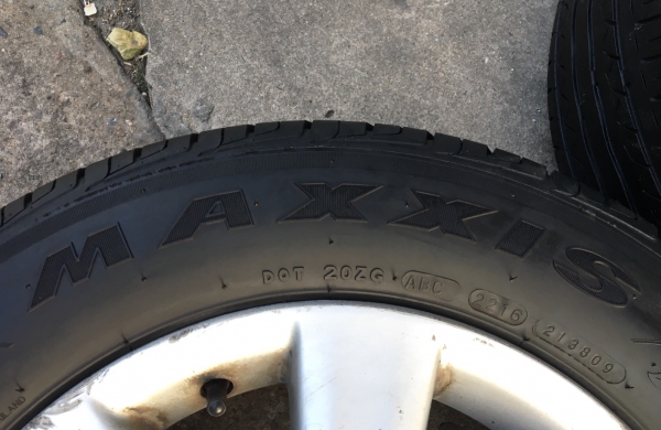 ล้อแม็ก Toyota Altis ขอบ 15 พร้อมยาง 195-65-15 Maxxis ปี 16