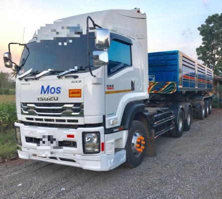 ขายหัว1,750,000บ.หาง 490,000บ.สิบล้อ หัวลาก อิซูชุ 360ปี53 พร้อม หางเซมิ ดั้ม 3คาน ช่วงยาว 9ม.สภาพดี
