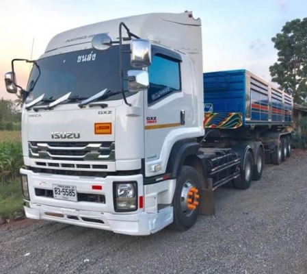ขายหัว1,750,000บ.หาง 490,000บ.สิบล้อ หัวลาก อิซูชุ 360ปี53 พร้อม หางเซมิ ดั้ม 3คาน ช่วงยาว 9ม.สภาพดี
