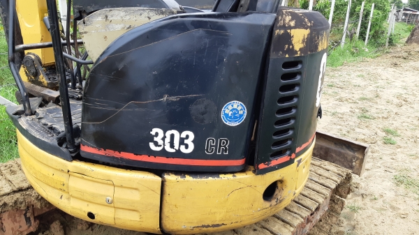 ขายแมกโคcat303CRรถสวยเก่านอกใช้งานน้อยมีลายหัวแย็ก