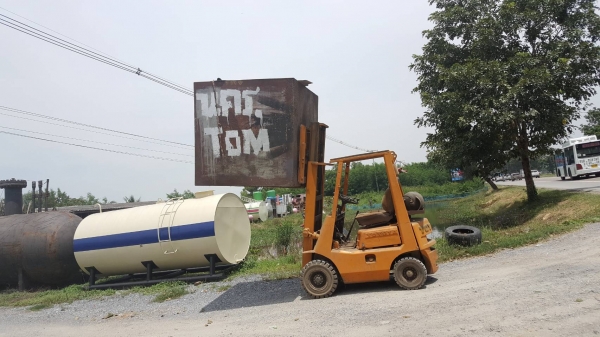 รถโฟล์คลิฟท์ TOYOTA ขนาด 1 ตัน ติดแก๊ส ประหยัดสุดๆ