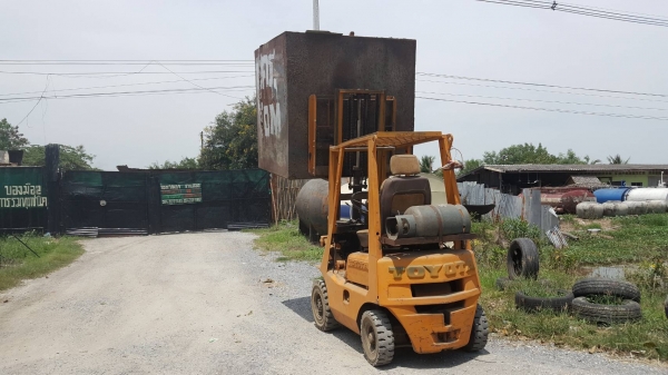 รถโฟล์คลิฟท์ TOYOTA ขนาด 1 ตัน ติดแก๊ส ประหยัดสุดๆ