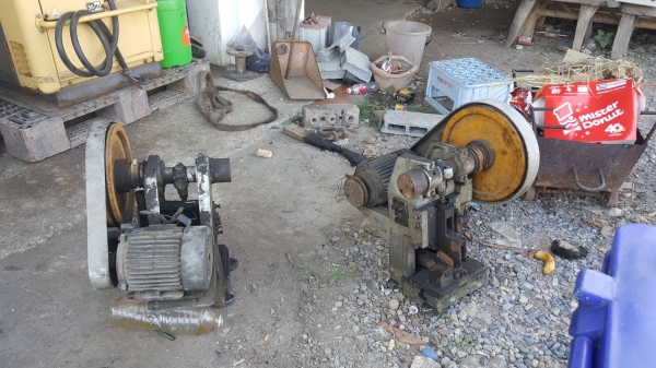 ปั้มคอม้าขนาด 1 แรงมอเตอร์ไฟ 3 สายตามสภาพ