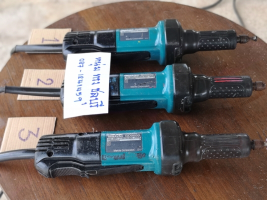 ขายเจียรคอยาวแกน​ 6 มิลมือ2 ยี่ห้อ​ MAKITA.รุ่น​ GD0600​ขายตัวละ​ 1,800​ บาทรวมส่ง​