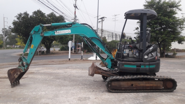 รถขุดโกเบลโก้ コベルコ Kobelco SK35SR-3 เก่าญี่ปุ่น รุ่น3 เครื่องซีรี่ย์ใหม่ ปั้มแรงไว