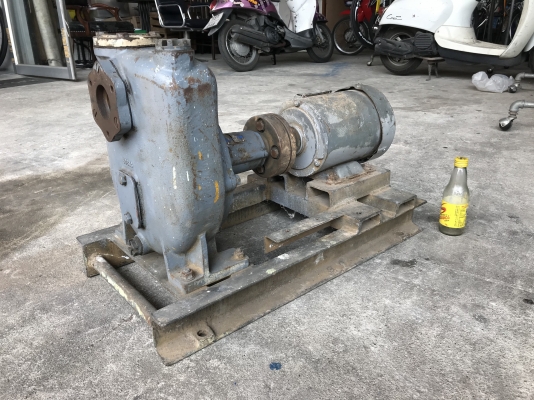 ขายปั๊มน้ำหอยโข่ง Ebara ขนาดเข้า 2นิ้ว ออก 2นิ้ว มีระบบดักน้ำในตัว พร้อมมอเตอร์ 2HP. 380V สภาพสวย หมุนนิ่ม พร้อมใช้งาน ราคา 6,800 บาท