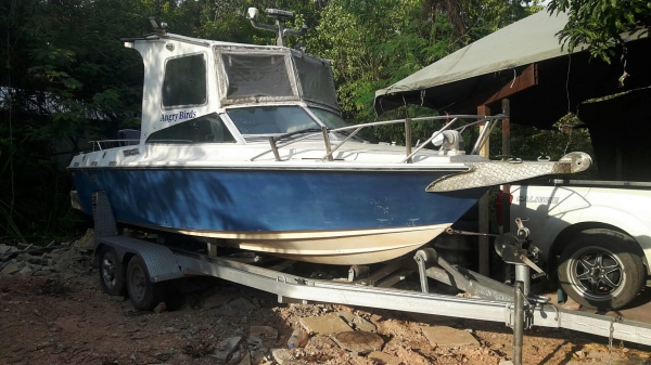 ขายเรือยามาฮ่า21.5ฟุต เครื่องเมอร์คิวรี่200แรง EFIอุปกรณ์ เครื่องปั่นไฟ3 ก.ก วัตร ไว้ใช้ไดหมึก หุงข้