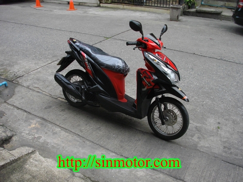 ขาย Honda Click 125i หัวฉีด สีดำ-แดง สวยสด เครื่องเลิศ ราคา 25000 บาท