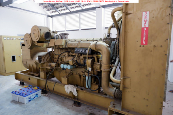 ขายเครื่องปั่นไฟยี่ห้อ DORMAN 1000KVA   MADE IN ITALY