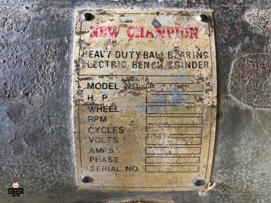 มอเตอร์หินเจียร 3 แรง | 2500 รอบ ยี่ห้อ New Champion (พร้อมใช้งาน) มอเตอร์หินเจียร 3 แรง | 2500 รอบ ยี่ห้อ New Champion (พร้อมใช้งาน)