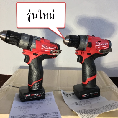 สว่านกระแทก M12 รุ่นใหม่ล่าสุดปี 2018 ปรับปรุ่งขนาดให้เล็กลงกว่าเดิม Milwaukee 2504-20 Gen2 ตัวเปล่า