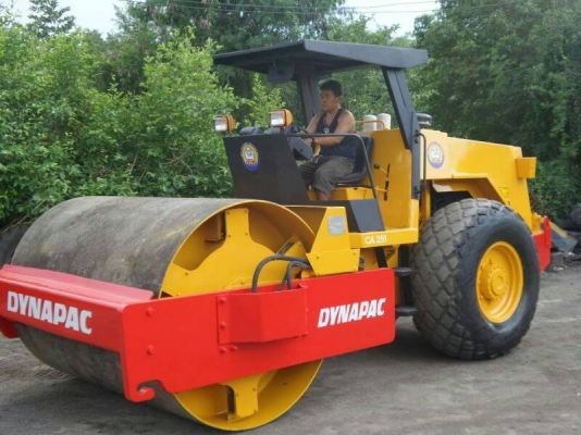 รถบดสั่นเสทือน10ตัน DYNAPAC CA251 -2เพลาเปลือกเดียว เล่มทะเบียน