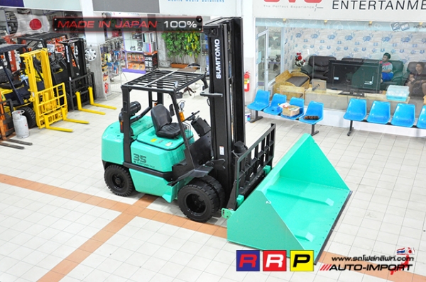 ขายรถโฟล์คลิฟท์มือสอง SUMITOMO รุ่น FD35PVIIIS6S-D4G-10208 นำเข้าจากประเทศญี่ปุ่น 100\% ไม่เคยใช้งานในไทย ขายรถโฟล์คลิฟท์มือสอง SUMITOMO รุ่น FD35PVIIIS6S-D4G-10208 นำเข้าจากประเทศญี่ปุ่น 100\% ไม่เคยใช้งานในไทย