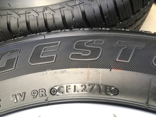 ล้อแม็กป้ายแดง Mitsu New Triton Plus 6รู139 ขอบ17 พร้อมยางใหม่ป้ายแดง 245-65-17 Bridgestone ปี 18  แม็กสวยกริ๊บ  ตุ่มอลัง เส้นสีจัด