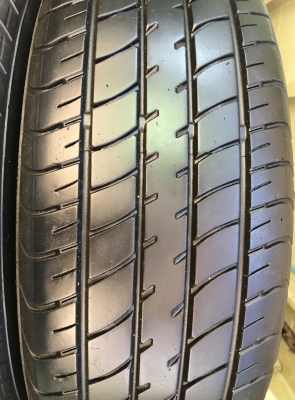 ล้อแม็ก Nissan March ขอบ 15 พร้อมยาง 185-60-15 Dunlop ปี 17 สภาพสวย ดอกยางหนาปึก