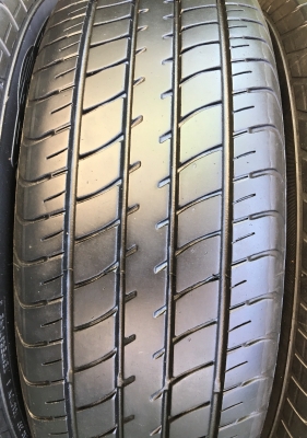 ล้อแม็ก Nissan March ขอบ 15 พร้อมยาง 185-60-15 Dunlop ปี 17 สภาพสวย ดอกยางหนาปึก