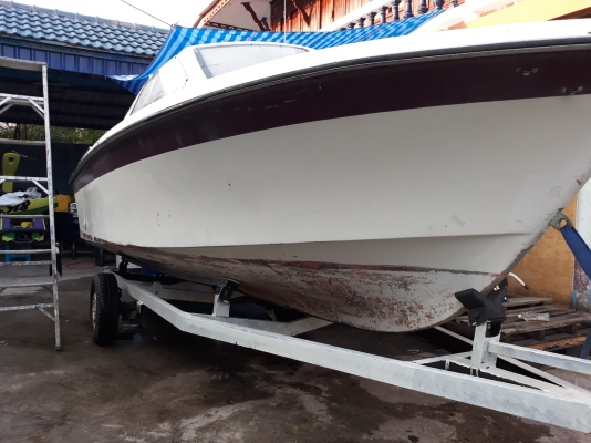 เรือตกปลาYAMAHA SR17  ((เรือเปล่าๆไม่มีเครื่องยนต์))