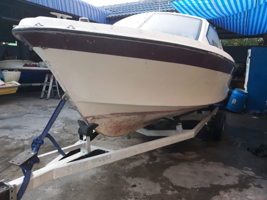 เรือตกปลาYAMAHA SR17  ((เรือเปล่าๆไม่มีเครื่องยนต์))