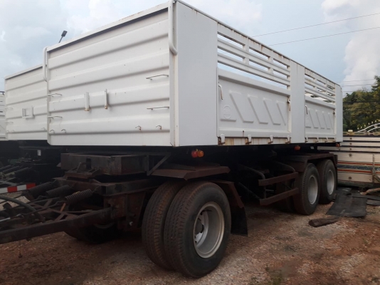 ลูกพ่วงดัมพ์สามมิตรแท้ สามเพลาแท้ #ป้ายแดงหรือมือสองมี 6 ลูก พร้อมใช้งาน ทะเบียนพร้อม