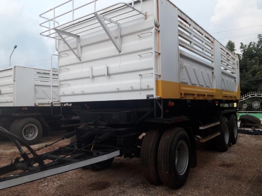 ลูกพ่วงดัมพ์สามมิตรแท้ สามเพลาแท้ #ป้ายแดงหรือมือสองมี 6 ลูก พร้อมใช้งาน ทะเบียนพร้อม