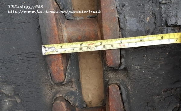 FROM JAPAN RUBBER TRACKแทรคยาง(ข้อกว้าง)สำหรับรถขุดไซค์ 40,45,50,55/ ขนาด400*14.3*37(ข้อ) / ข้อห่าง* คู่ละ 22,000 บาท