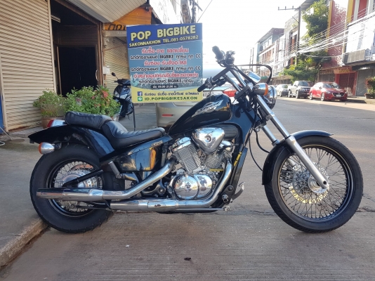 ขายแลกเทิร์นคับ HONDA STEED600 เดิมๆ เครื่องแน่น โครเมี่ยมเงา แฮนด์แต่ง อินวอยส์ สรรพสามิตร ราคา 735
