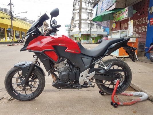 ขายแลกเทิร์น HONDA CB500X ABS ปี 2015 สีสวย เดิมๆ มีแคชบาร์ ทะเบียนพร้อมโอน ราคา 135000 บาท ส่งได้ทั ขายแลกเทิร์น HONDA CB500X ABS ปี 2015 สีสวย เดิมๆ มีแคชบาร์ ทะเบียนพร้อมโอน ราคา 135000 บาท ส่งได้ทั